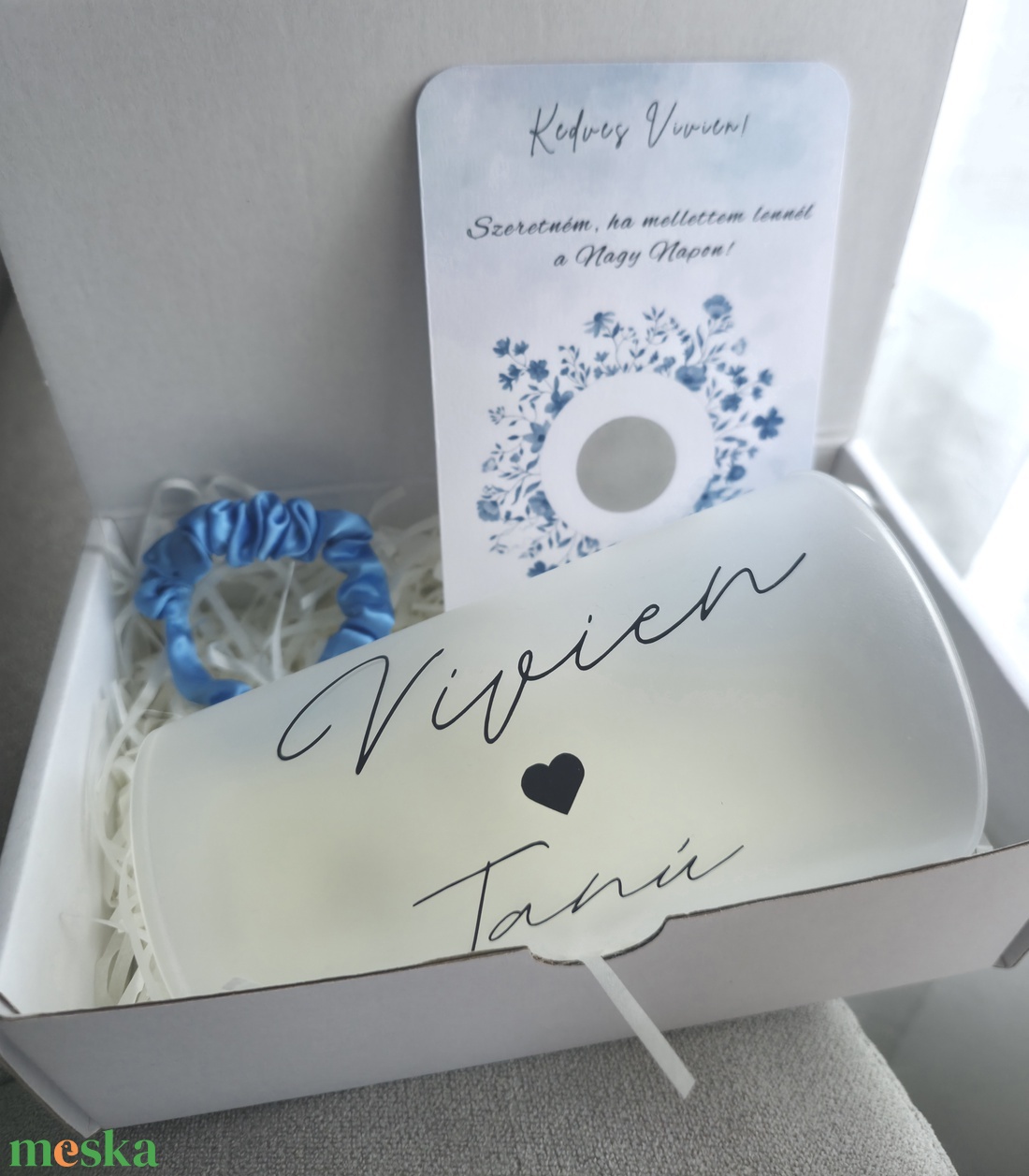 Repoharas Tanú/koszorúslány felkérő box - esküvő - meghívó & kártya - koszorúslány felkérő - Meska.hu