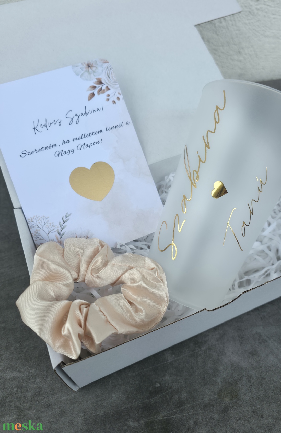 Repoharas Tanú/koszorúslány felkérő box - esküvő - meghívó & kártya - koszorúslány felkérő - Meska.hu