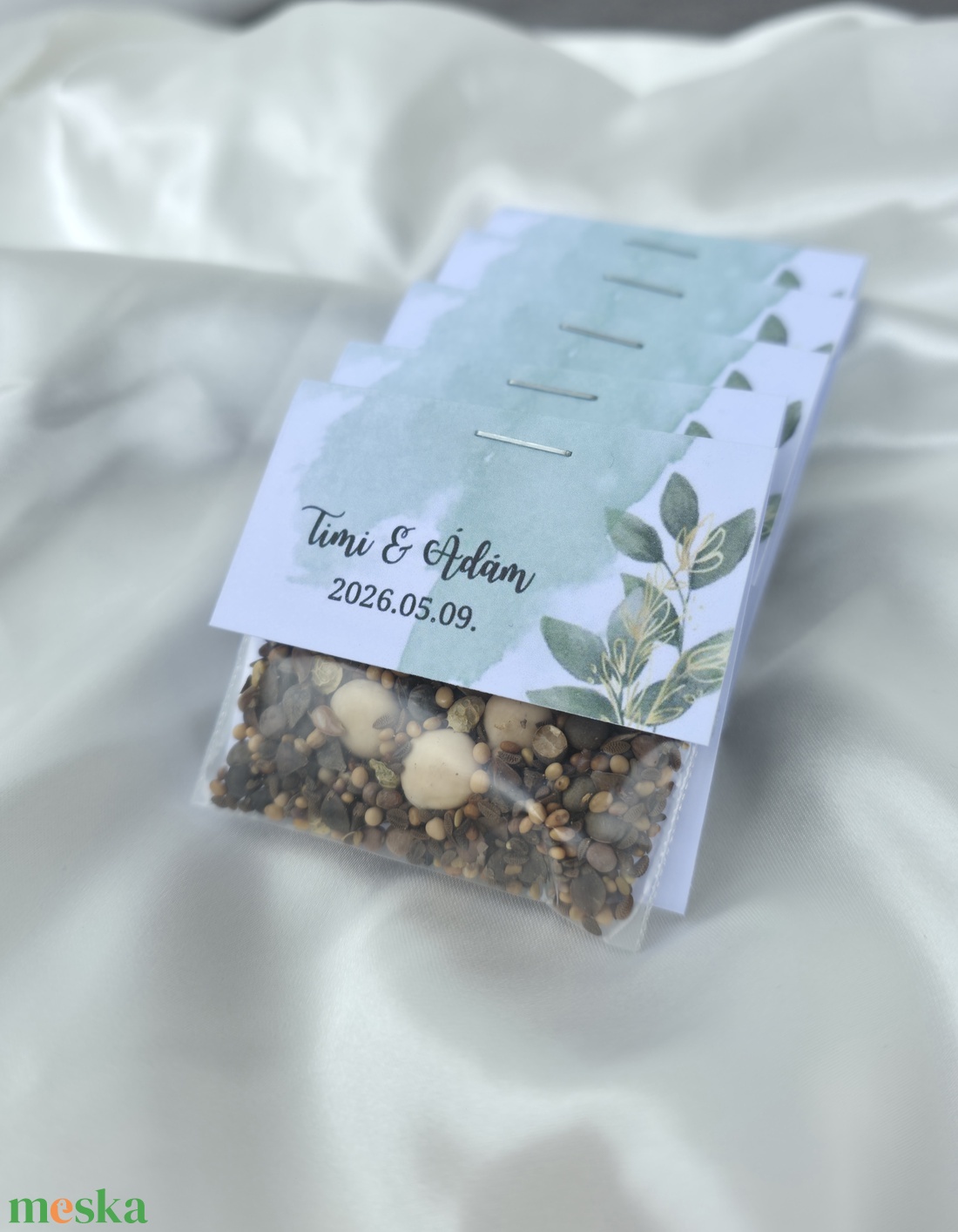 Esküvői köszönő ajándék virágmag - Egyedi design látványtervekkel! - esküvő - emlék & ajándék - köszönőajándék - Meska.hu
