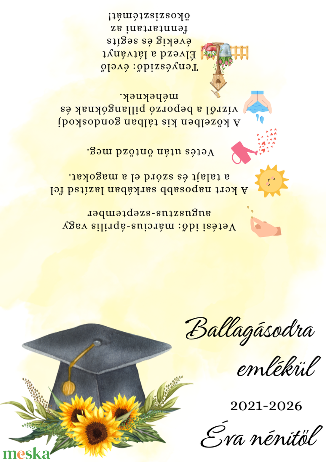 Ballagási virágmagok - méhlegelő keverék - otthon & életmód - papír, írószer - ajándékozás kellékei - ajándékkísérő - Meska.hu