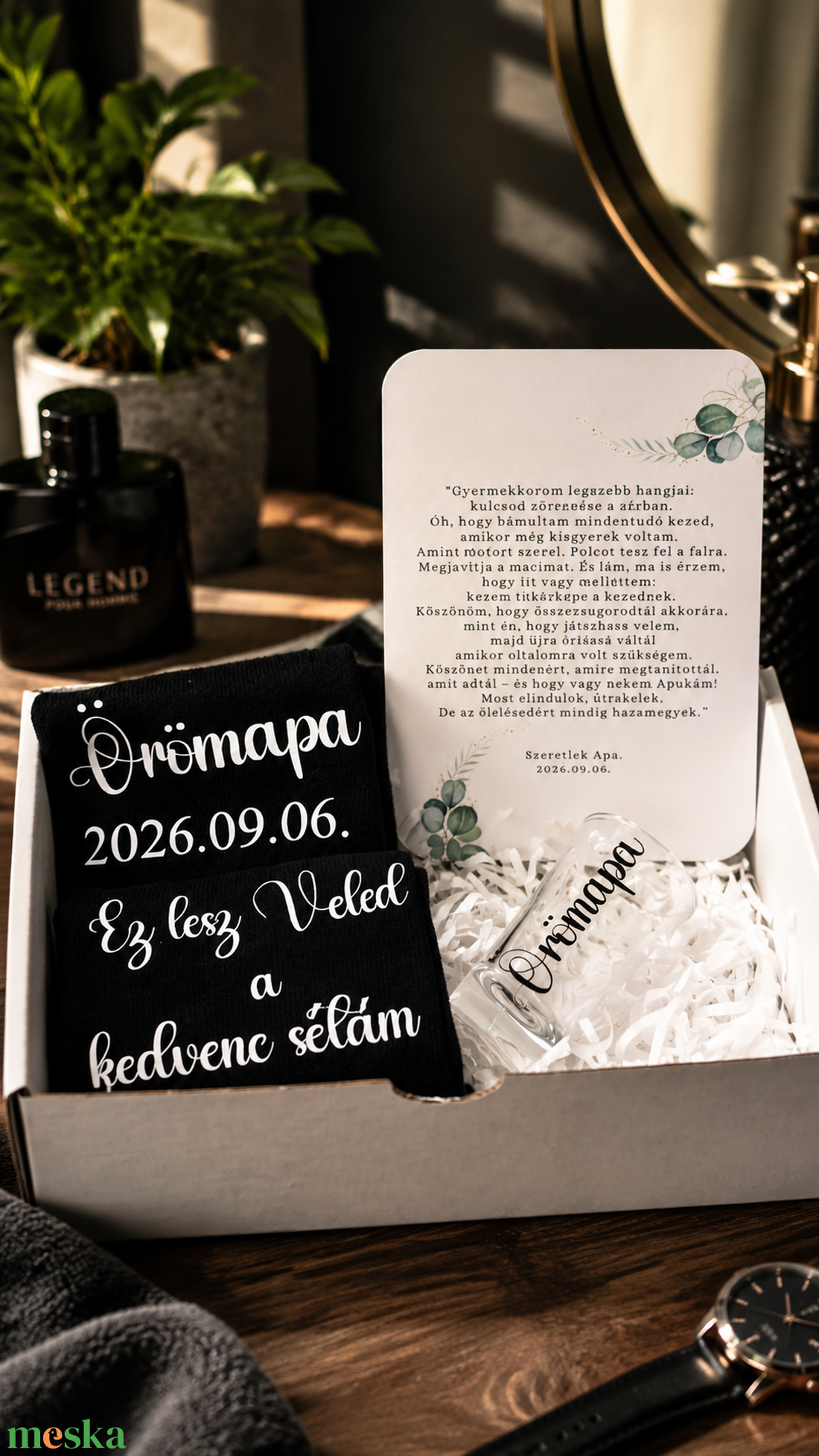 Örömapa box - esküvő - emlék & ajándék - szülőköszöntő ajándék - Meska.hu
