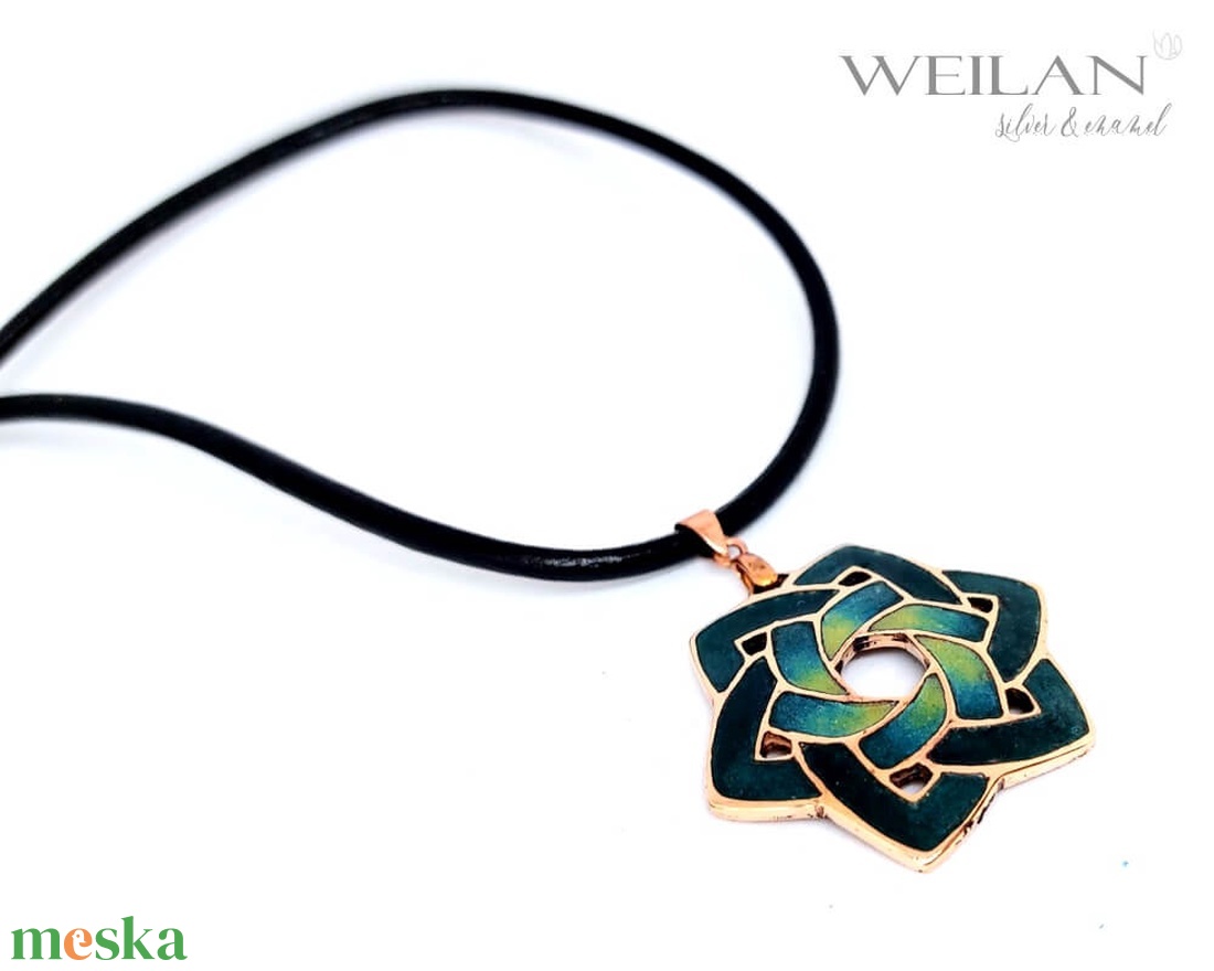 Kelta - Druida bronz tűzzománc medál, türkizzöld - ékszer - nyaklánc - medálos nyaklánc - Meska.hu Kelta - Druida bronz tűzzománc medál, türkizzöld - ékszer - nyaklánc - medálos nyaklánc - Meska.hu