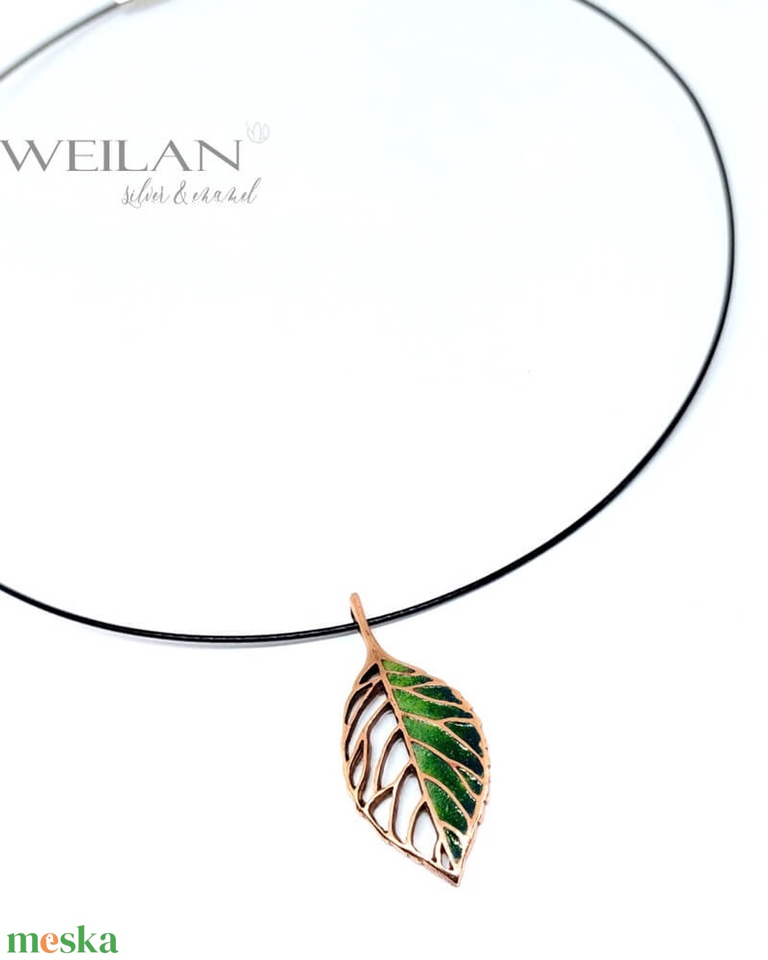 Leaf - Fagus / Bükk bronz tűzzománc medál, zöld - ékszer - nyaklánc - medálos nyaklánc - Meska.hu Leaf - Fagus / Bükk bronz tűzzománc medál, zöld - ékszer - nyaklánc - medálos nyaklánc - Meska.hu
