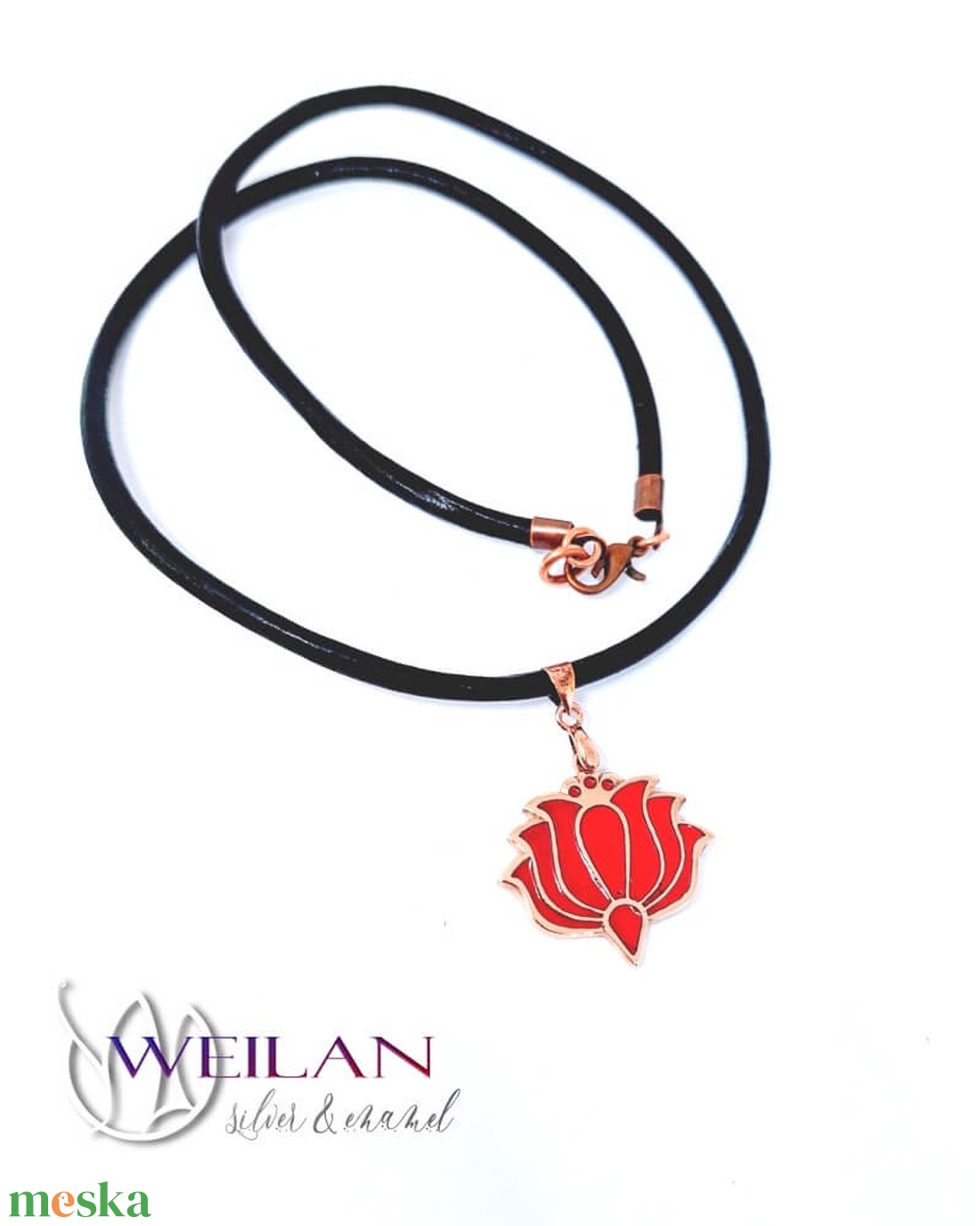 Tradició - Kalocsai - Tulipán bronz tűzzománc medál, piros - ékszer - nyaklánc - medálos nyaklánc - Meska.hu Tradició - Kalocsai - Tulipán bronz tűzzománc medál, piros - ékszer - nyaklánc - medálos nyaklánc - Meska.hu