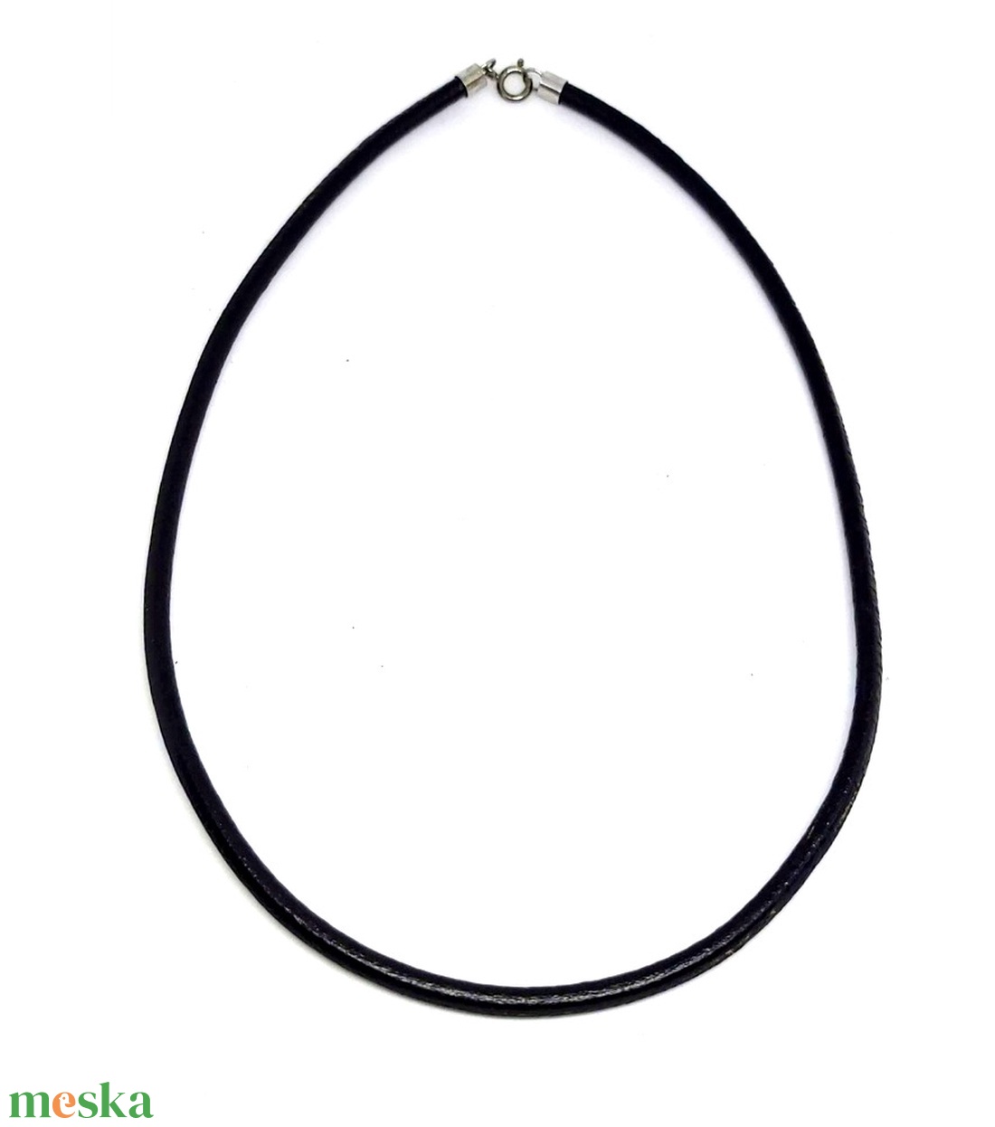 Ezüst medál felfüggesztés (bőrszál ezüst kapoccsal vagy 925 ezüst kígyólánc) - esküvő - ékszer - nyaklánc - Meska.hu