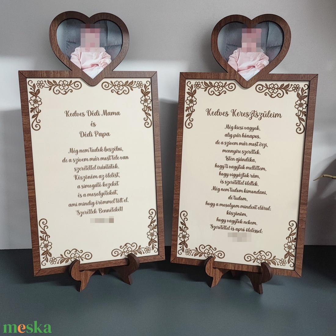 Személyre szabható fényképes fa tábla - otthon & életmód - dekoráció - asztal és polc dekoráció - asztaldísz - Meska.hu