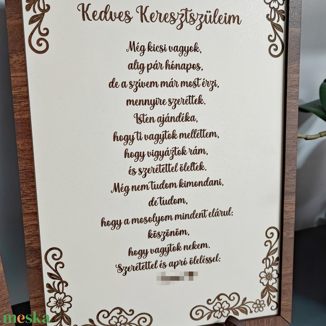 Személyre szabható fényképes fa tábla - otthon & életmód - dekoráció - asztal és polc dekoráció - asztaldísz - Meska.hu