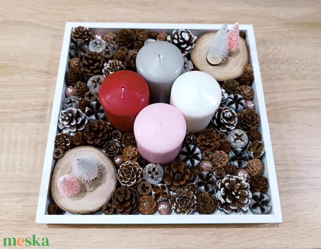 Négy színű gyertyás, nagyobb méretű adventi koszorú - karácsony - adventi díszek - adventi koszorú - Meska.hu Négy színű gyertyás, nagyobb méretű adventi koszorú - karácsony - adventi díszek - adventi koszorú - Meska.hu