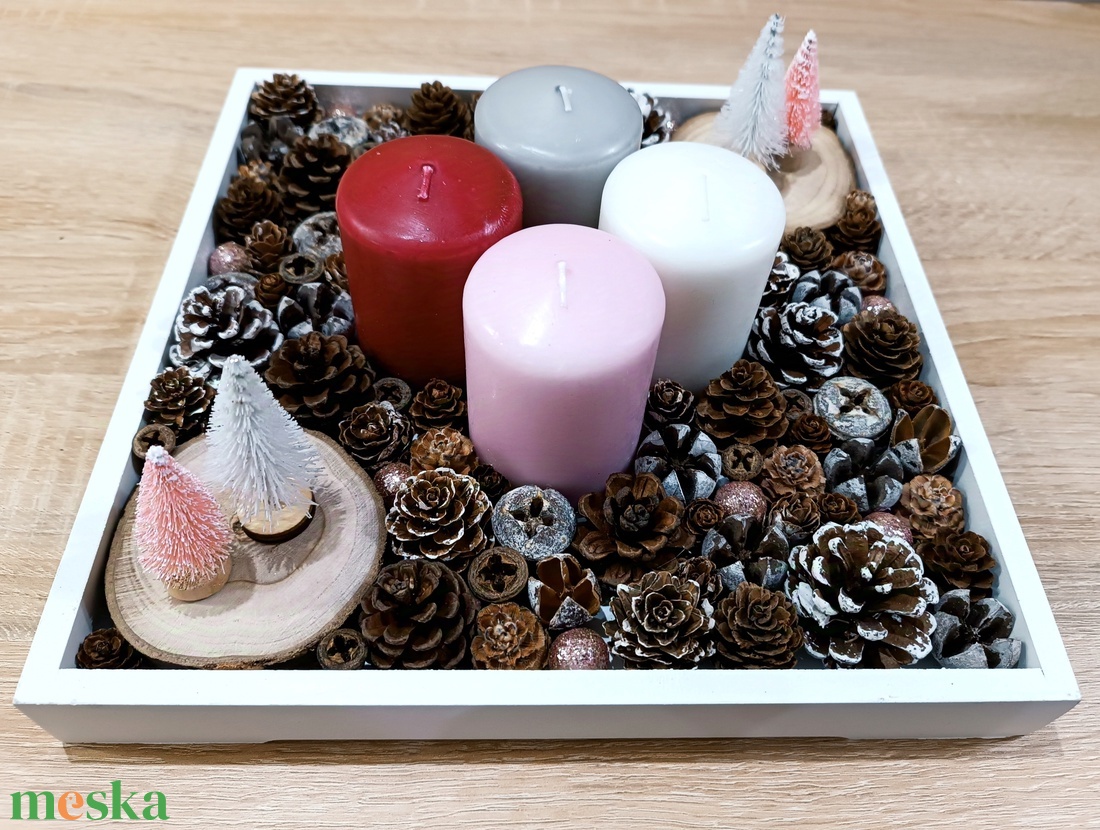 Négy színű gyertyás, nagyobb méretű adventi koszorú - karácsony - adventi díszek - adventi koszorú - Meska.hu Négy színű gyertyás, nagyobb méretű adventi koszorú - karácsony - adventi díszek - adventi koszorú - Meska.hu