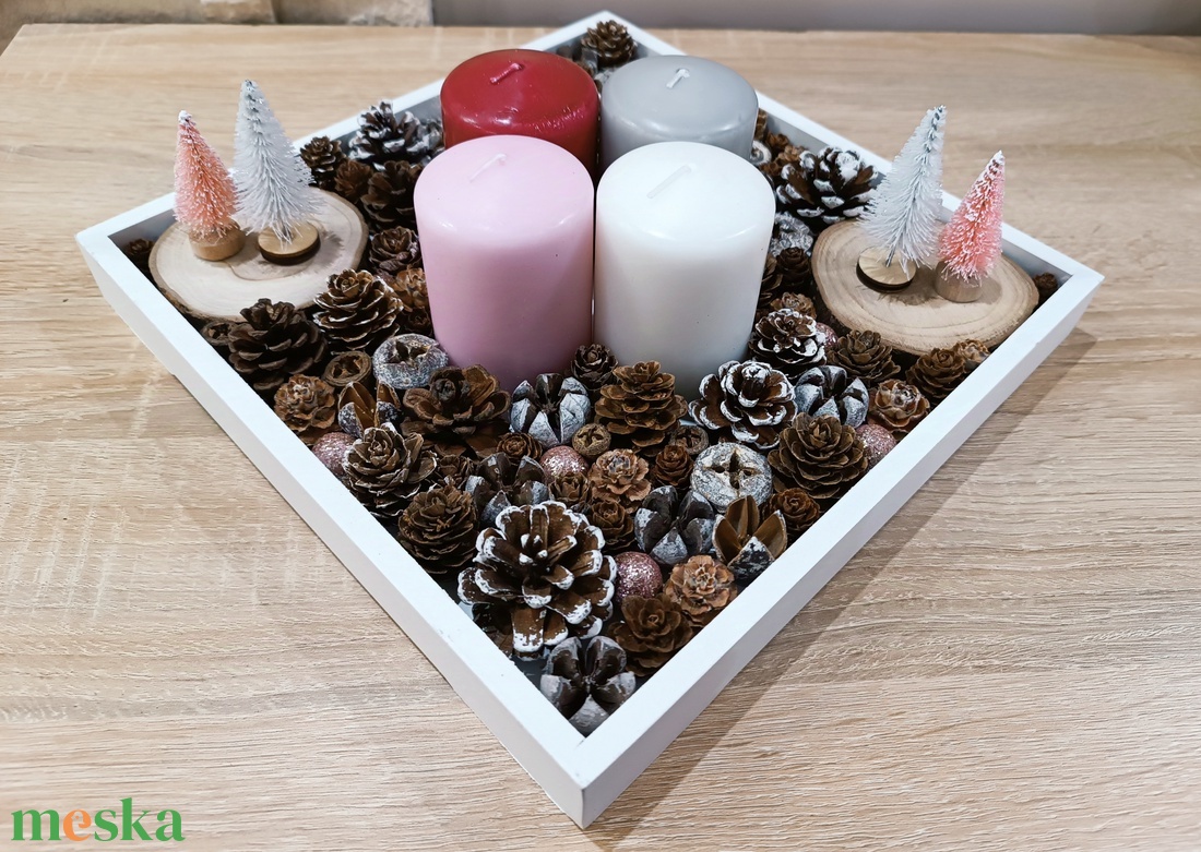 Négy színű gyertyás, nagyobb méretű adventi koszorú - karácsony - adventi díszek - adventi koszorú - Meska.hu Négy színű gyertyás, nagyobb méretű adventi koszorú - karácsony - adventi díszek - adventi koszorú - Meska.hu