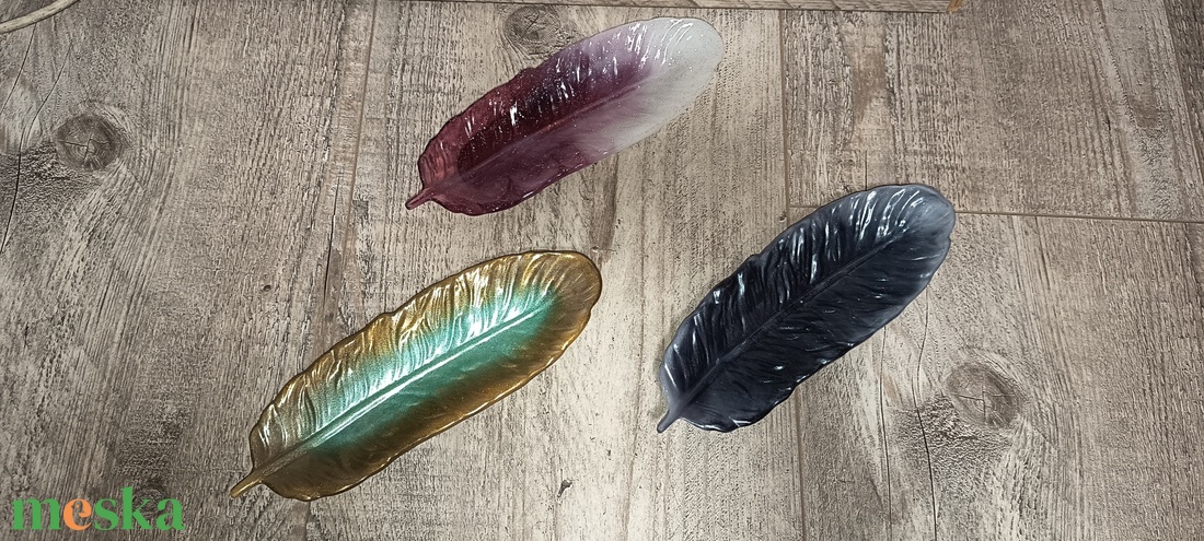 Madár toll tároló  - ékszer - ékszertartó - ékszertartó tál - Meska.hu