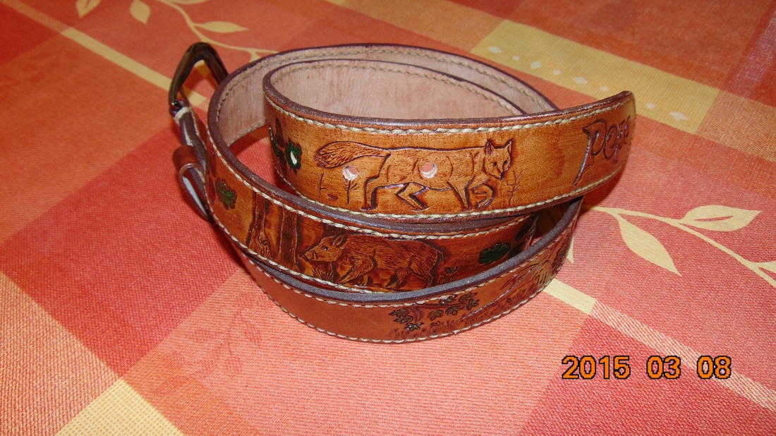 Bőr öv -  - Meska.hu