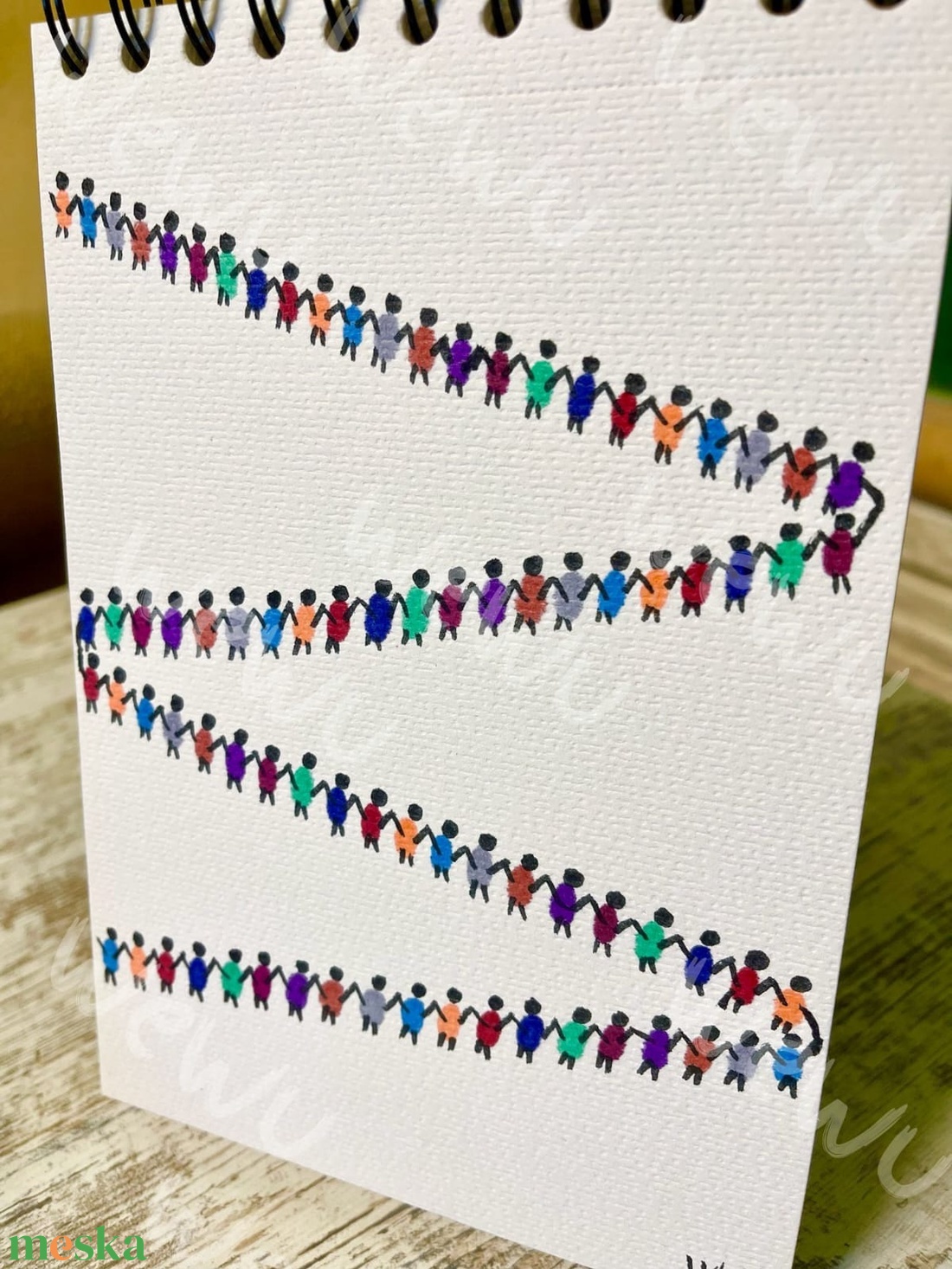 WeWu Összefogás - Lánc - művészet - grafika & illusztráció - egyéb rajzok - Meska.hu