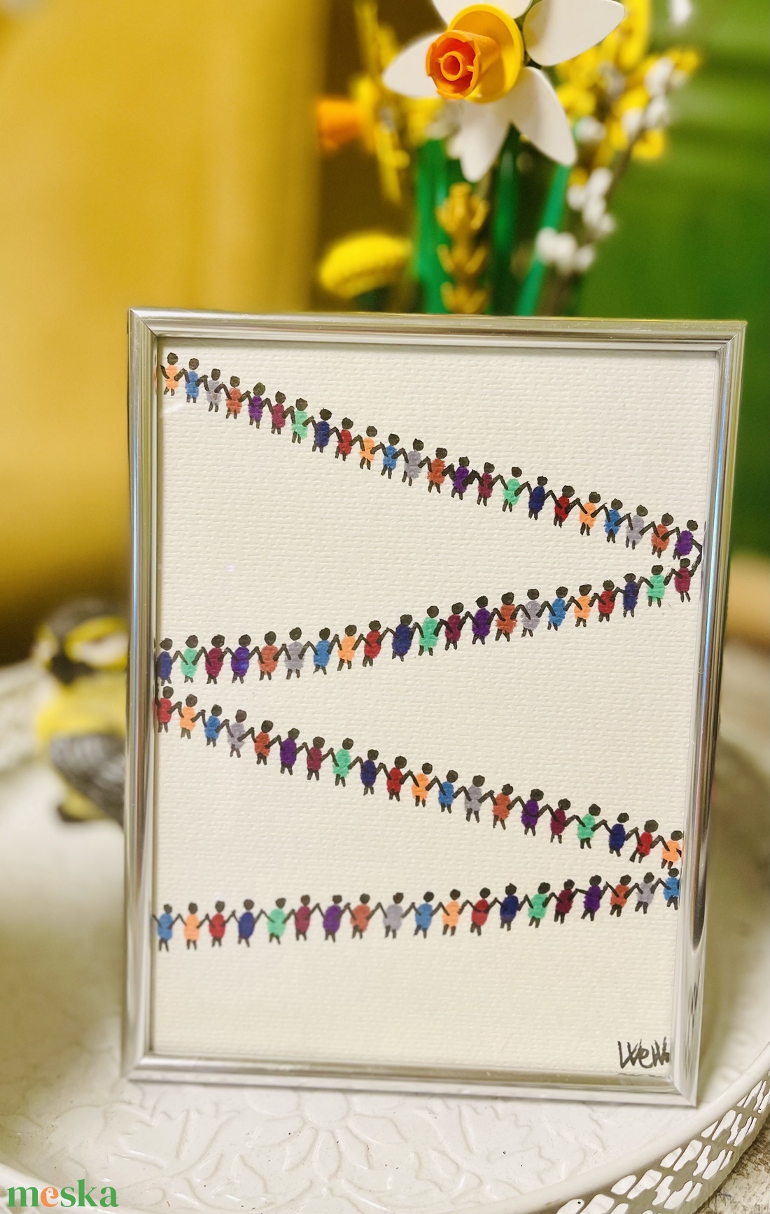 WeWu Összefogás - Lánc - művészet - grafika & illusztráció - egyéb rajzok - Meska.hu