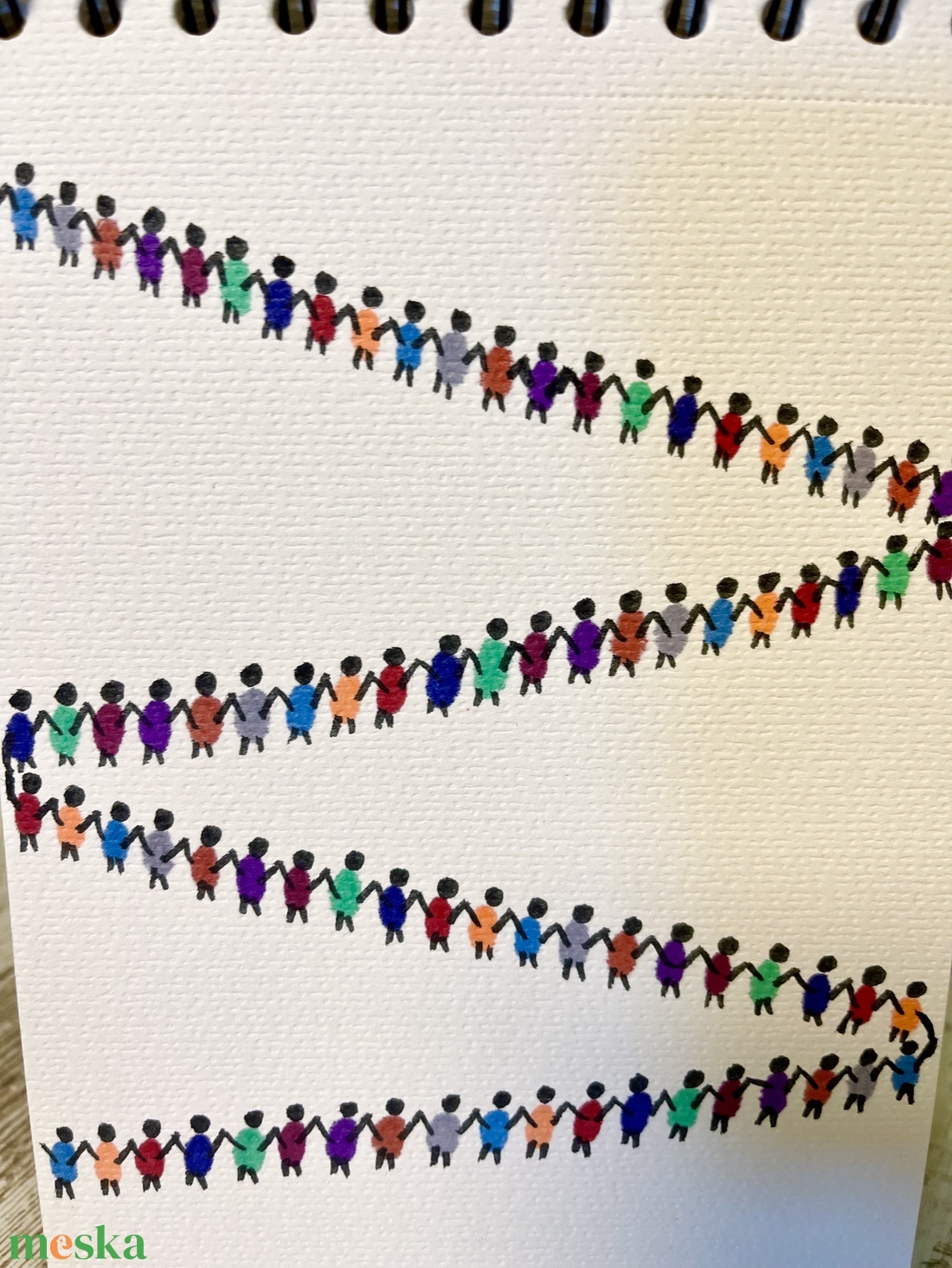 WeWu Összefogás - Lánc - művészet - grafika & illusztráció - egyéb rajzok - Meska.hu