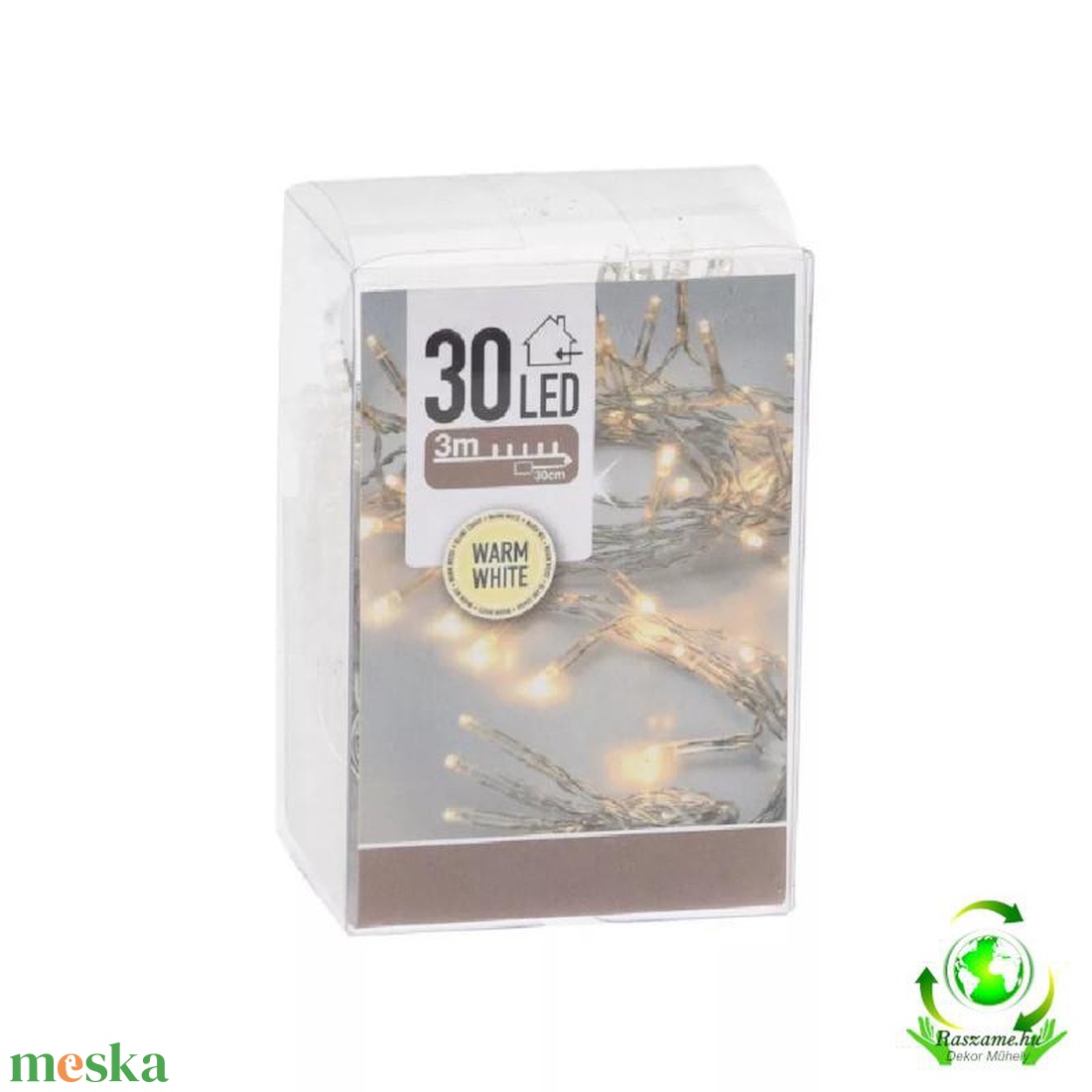 30 ledes transzparens elemes (elem nélkül) - meleg fehér - kellékek & szerszámok - dekorációs kellékek - egyéb kellékek - Meska.hu 30 ledes transzparens elemes (elem nélkül) - meleg fehér - kellékek & szerszámok - dekorációs kellékek - egyéb kellékek - Meska.hu