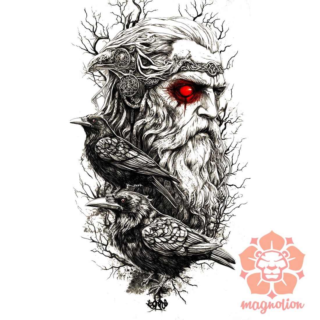 Odin tetoválás v3 - ruha & divat - női ruha - póló, felső - Meska.hu Odin tetoválás v3 - ruha & divat - női ruha - póló, felső - Meska.hu