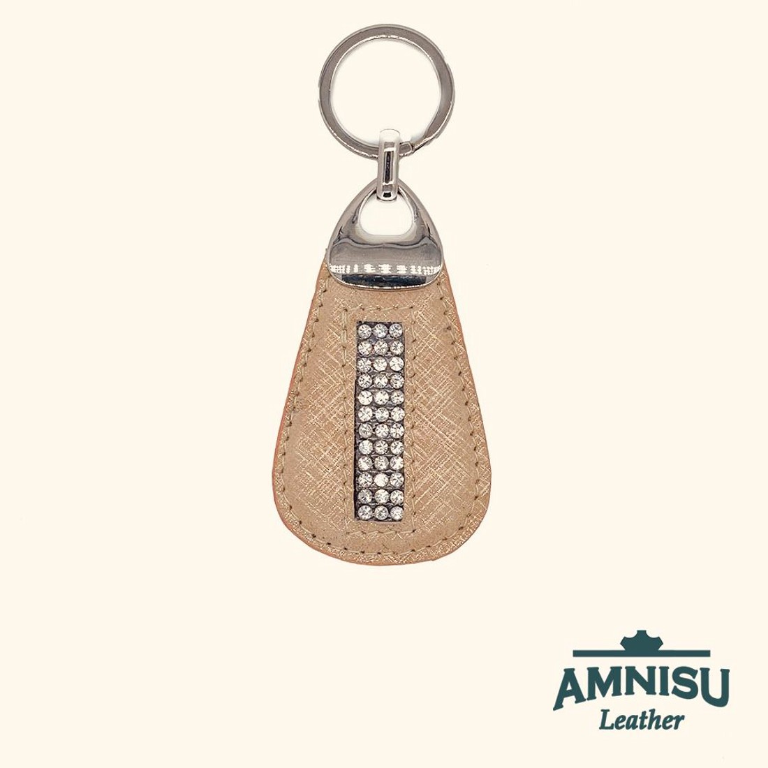 Rosegold mintás velúr csepp alakú swarovski köves kulcstartó H2013 - táska & tok - kulcstartó & táskadísz - kulcstartó - Meska.hu