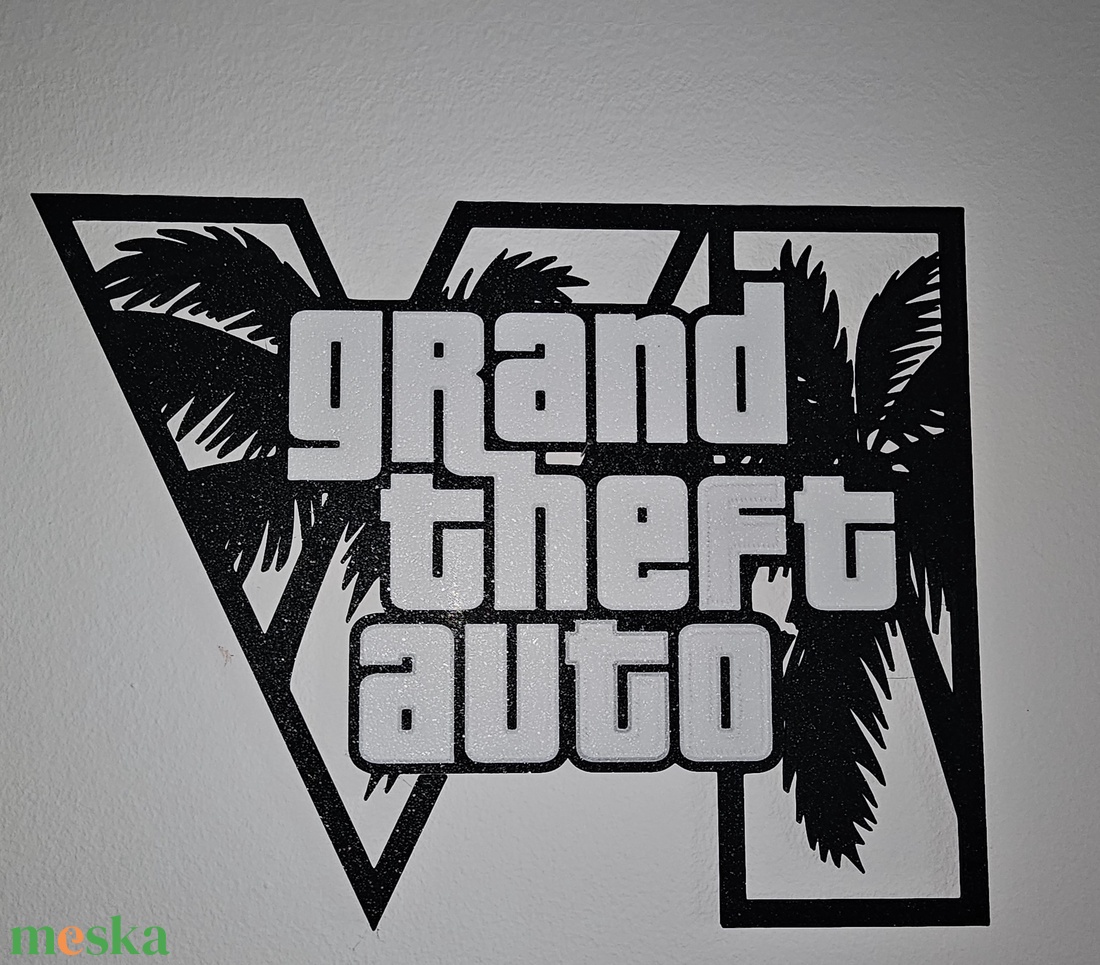 GTA VI falidekoráció - otthon & életmód - dekoráció - kép & falikép - 3d képek - Meska.hu