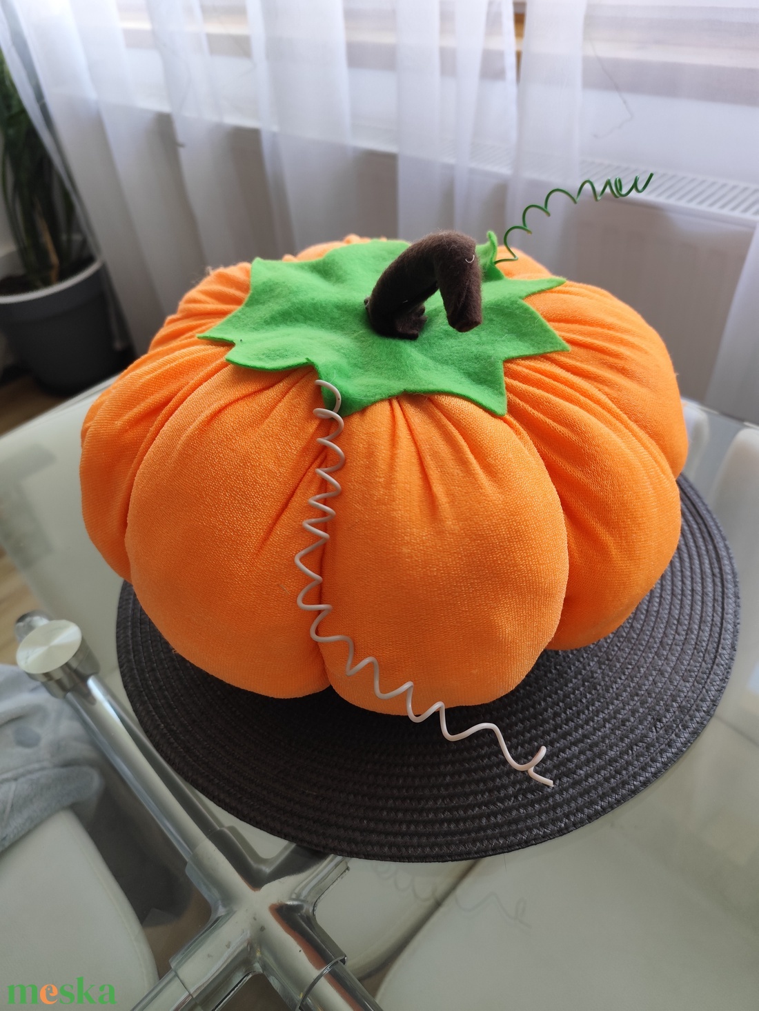 Óriás Halloween tök  - otthon & életmód - dekoráció - asztal és polc dekoráció - asztaldísz - Meska.hu