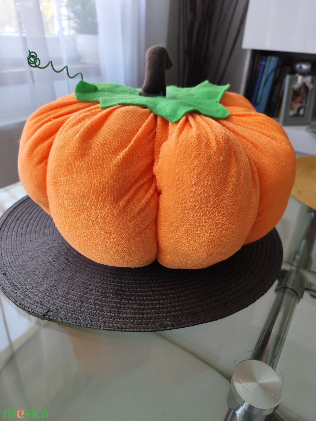 Óriás Halloween tök  - otthon & életmód - dekoráció - asztal és polc dekoráció - asztaldísz - Meska.hu