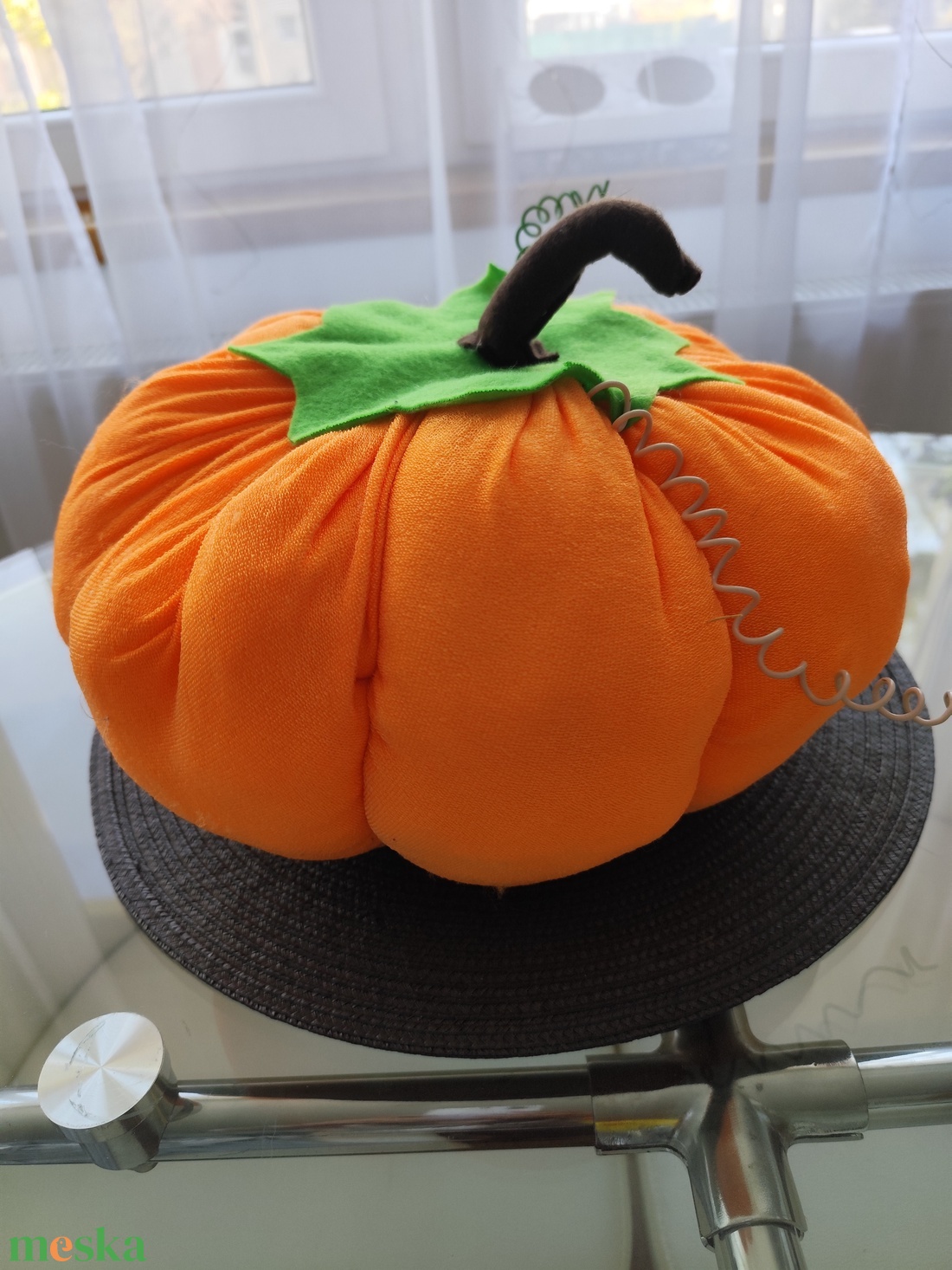 Óriás Halloween tök  - otthon & életmód - dekoráció - asztal és polc dekoráció - asztaldísz - Meska.hu