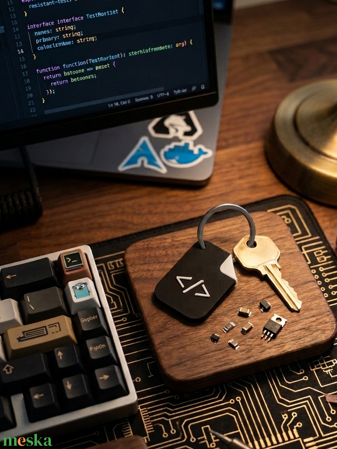 Programozói kulcstartó </> � Ajándék programozóknak, szoftverfejlesztői kulcstartó, technikai rajongóknak szóló kiegészí - táska & tok - kulcstartó & táskadísz - kulcstartó - Meska.hu