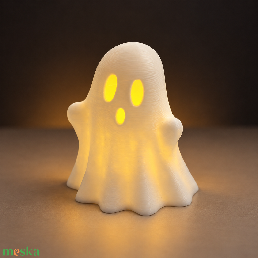 Világító kis szellem � Halloween dekoráció - otthon & életmód - dekoráció - halloween - halloweeni asztaldísz - Meska.hu