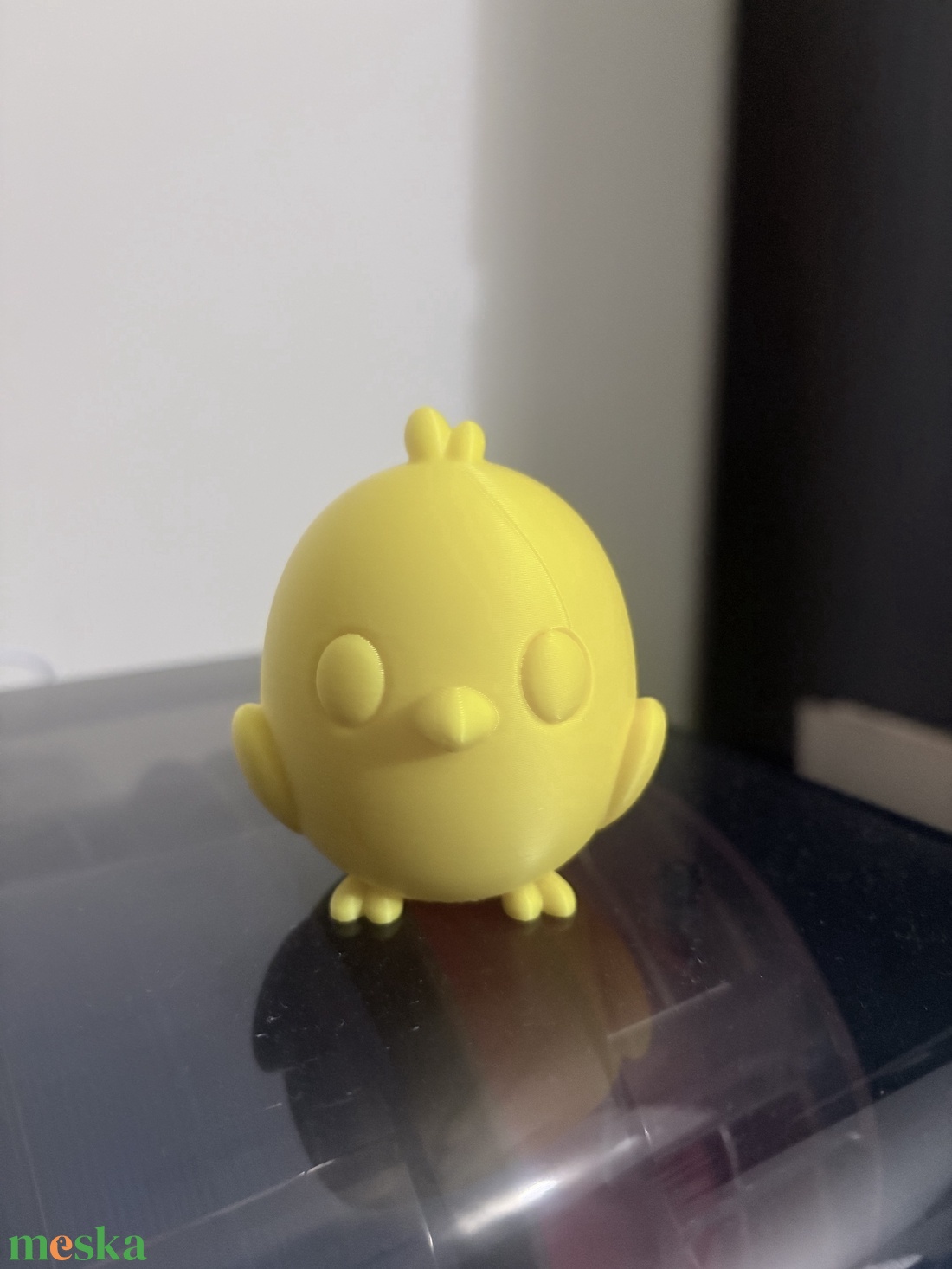 � Cuki 3D nyomtatott sárga kiscsirke / Dekoráció - ünnepi díszek, dekorációk - húsvéti díszek és dekorációk - húsvéti asztaldíszek - Meska.hu