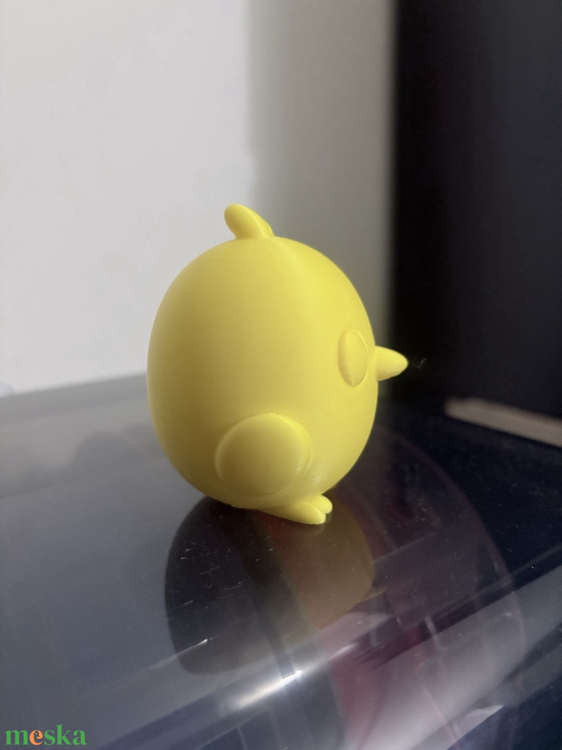 � Cuki 3D nyomtatott sárga kiscsirke / Dekoráció - ünnepi díszek, dekorációk - húsvéti díszek és dekorációk - húsvéti asztaldíszek - Meska.hu