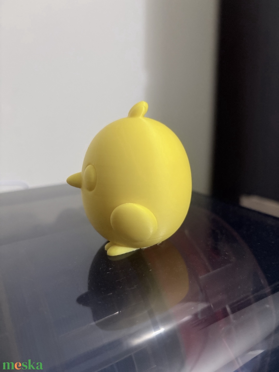 � Cuki 3D nyomtatott sárga kiscsirke / Dekoráció - ünnepi díszek, dekorációk - húsvéti díszek és dekorációk - húsvéti asztaldíszek - Meska.hu