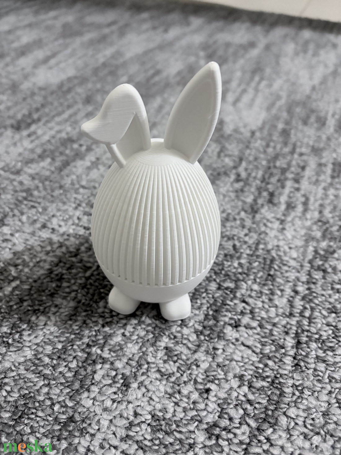 �� Modern Nyuszifüles Kinder Tojás Tartó � Tökéletes Húsvéti Ajándék! - ünnepi díszek, dekorációk - húsvéti díszek és dekorációk - húsvéti ajándékátadó - Meska.hu