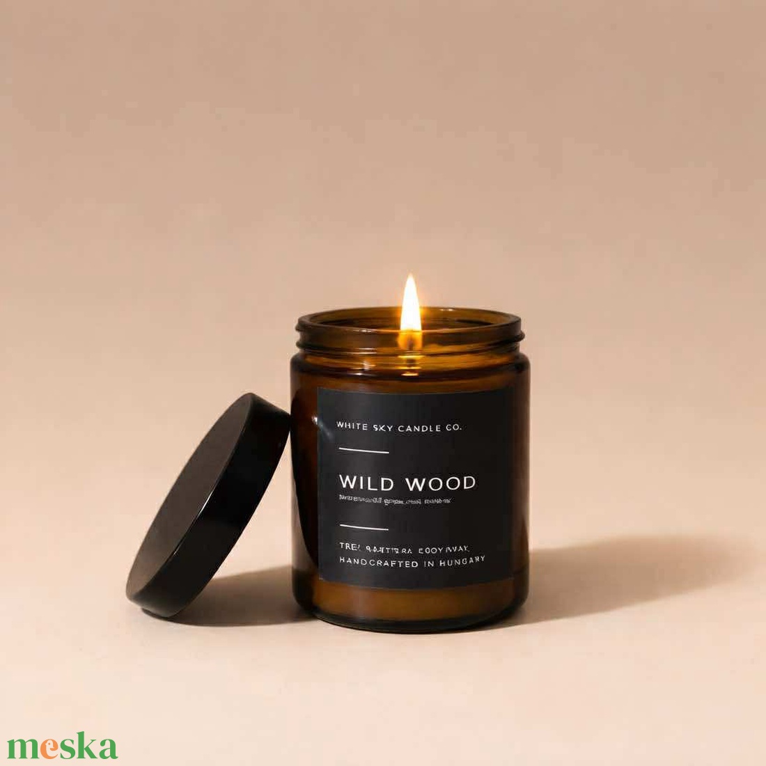 Wild Wood szójaviasz illatgyertya - otthon & életmód - gyertya, illat, aroma - gyertya - Meska.hu