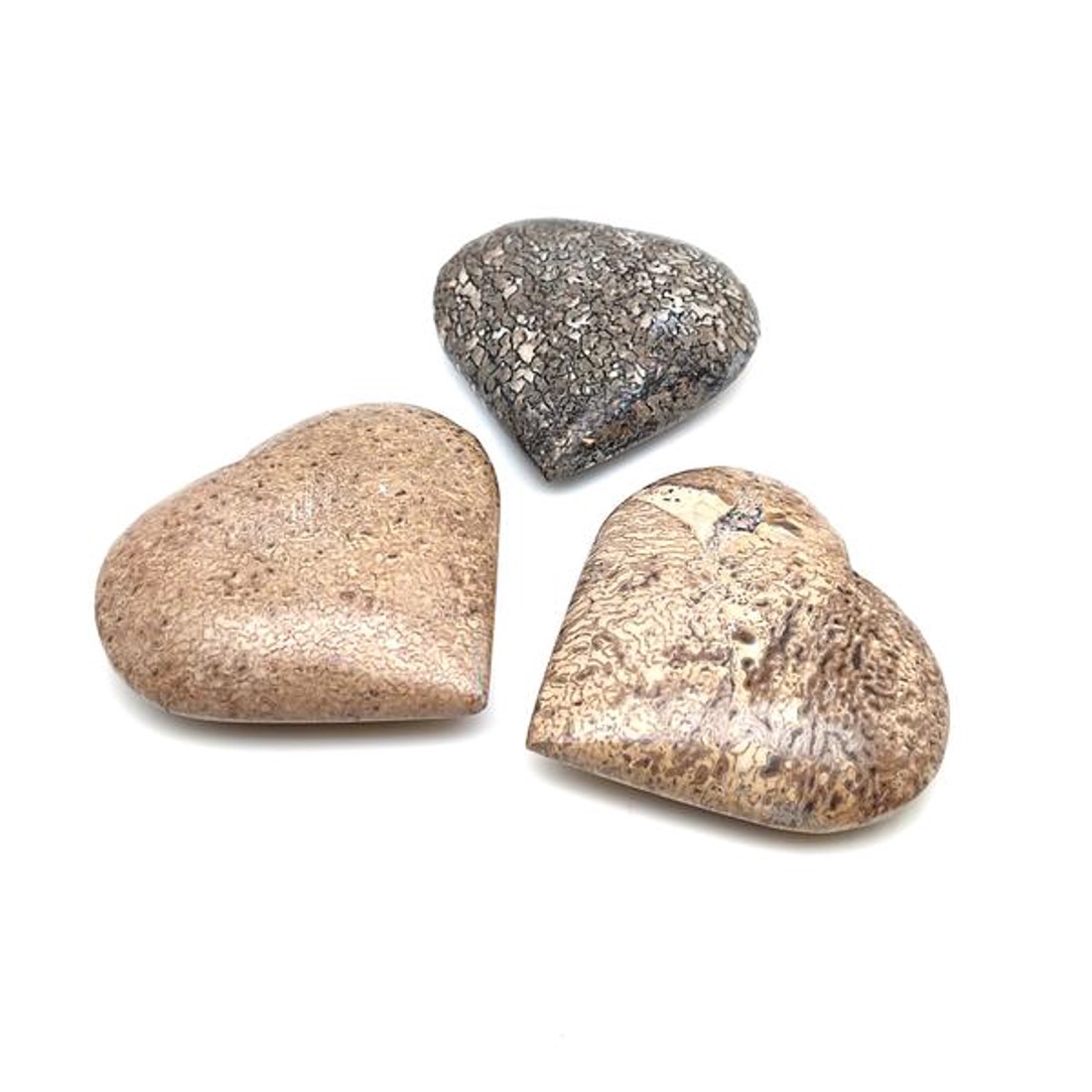 Dinócsont szív 4x6cm - kellékek & szerszámok - ásvány alapanyag - ásvány figura - Meska.hu