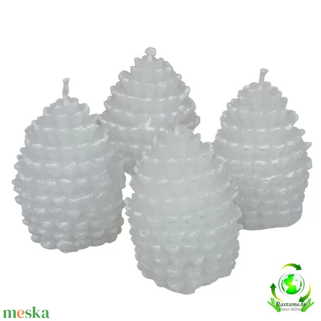 Kontúrozott toboz gyertya kicsi 52x70 mm - fehér - kellékek & szerszámok - dekorációs kellékek - dekorációs gyertya - Meska.hu Kontúrozott toboz gyertya kicsi 52x70 mm - fehér - kellékek & szerszámok - dekorációs kellékek - dekorációs gyertya - Meska.hu