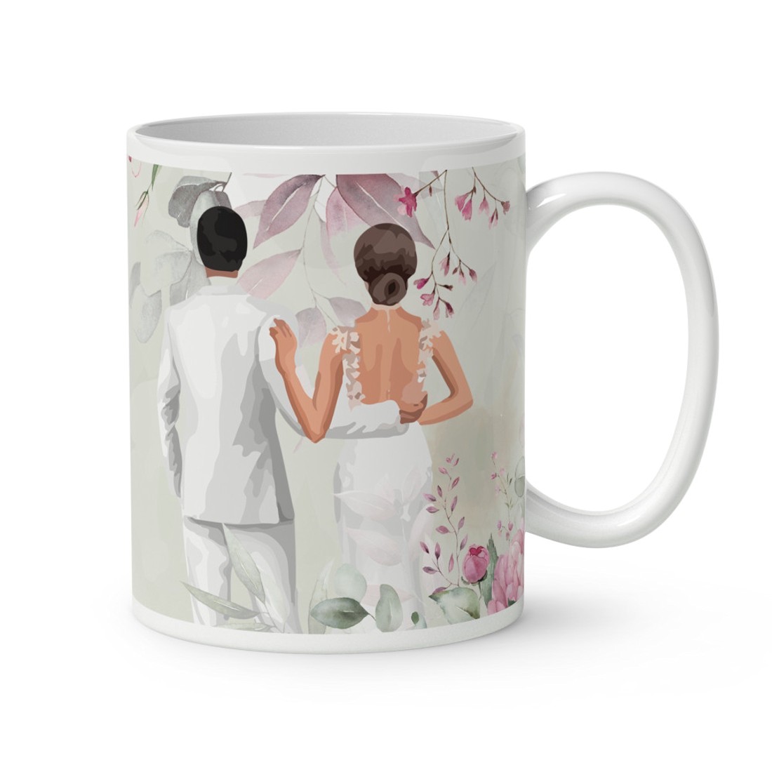 Kérd a neveddel - Esküvőnk napja mintás bögre - otthon & életmód - konyhafelszerelés, tálalás - tálalás - bögre & csésze - Meska.hu