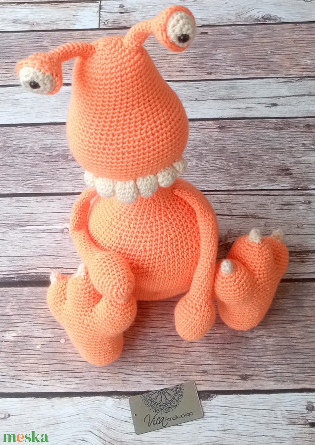 Horgolt szörnyecske - játék & sport - plüssállat & játékfigura - szörnyike - Meska.hu