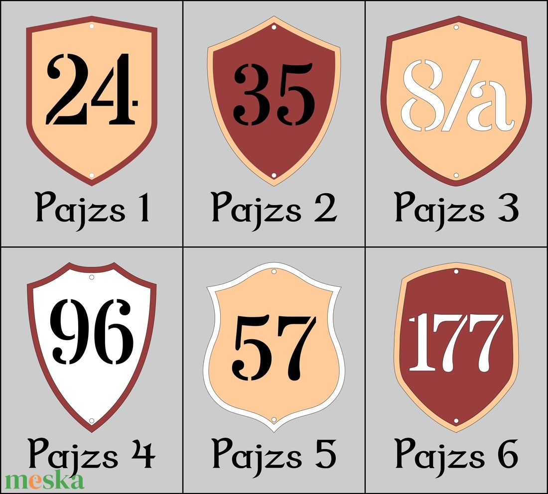 Házszám tábla - Pajzs alakú - otthon & lakás - ház & kert - házszám - Meska.hu Házszám tábla - Pajzs alakú - otthon & lakás - ház & kert - házszám - Meska.hu