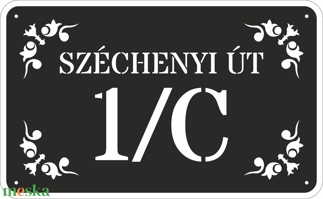 Házszám tábla - FLORAL3 - otthon & életmód - ház & kert - házszám - Meska.hu Házszám tábla - FLORAL3 - otthon & életmód - ház & kert - házszám - Meska.hu