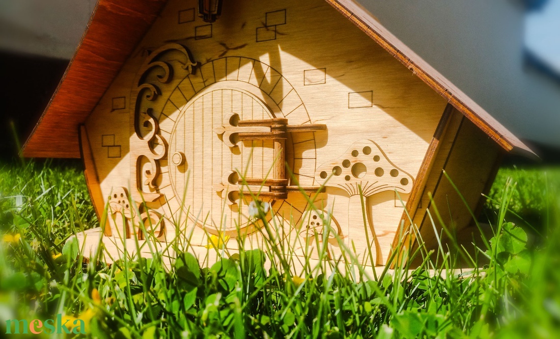 Esküvői borítékos fantasy doboz, házikó, középkori - esküvő - emlék & ajándék - doboz - Meska.hu