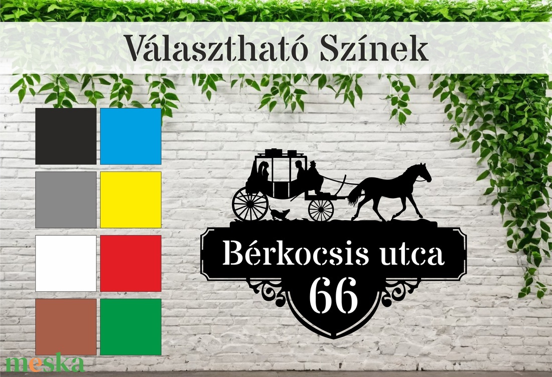 Házszám tábla - PL18 - Hintó - otthon & életmód - ház & kert - házszám - Meska.hu Házszám tábla - PL18 - Hintó - otthon & életmód - ház & kert - házszám - Meska.hu