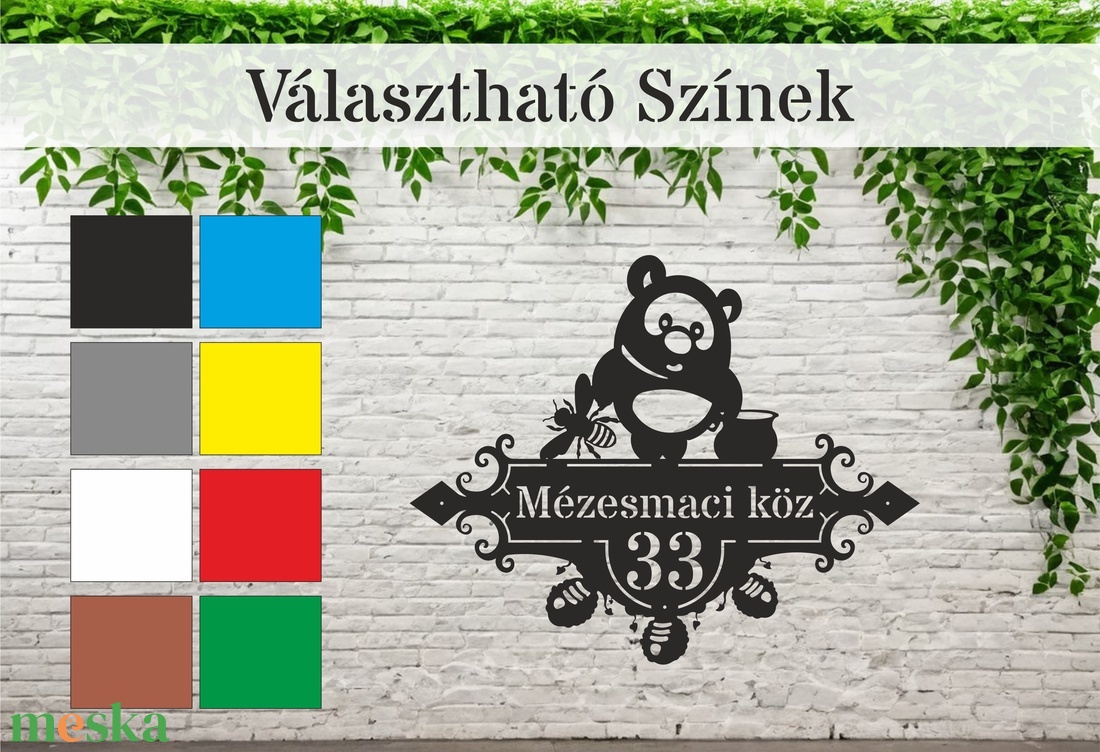 Házszám tábla - PL21 - Maci, méz - otthon & életmód - ház & kert - házszám - Meska.hu Házszám tábla - PL21 - Maci, méz - otthon & életmód - ház & kert - házszám - Meska.hu