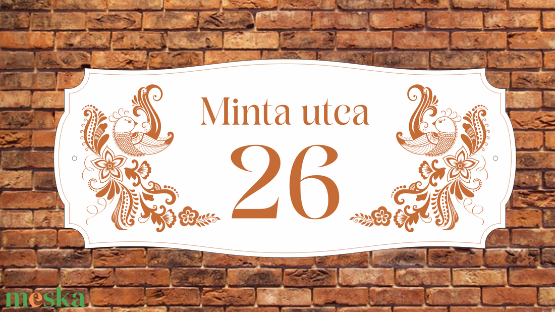 Házszám tábla - FLORAL11 - otthon & életmód - ház & kert - házszám - Meska.hu Házszám tábla - FLORAL11 - otthon & életmód - ház & kert - házszám - Meska.hu