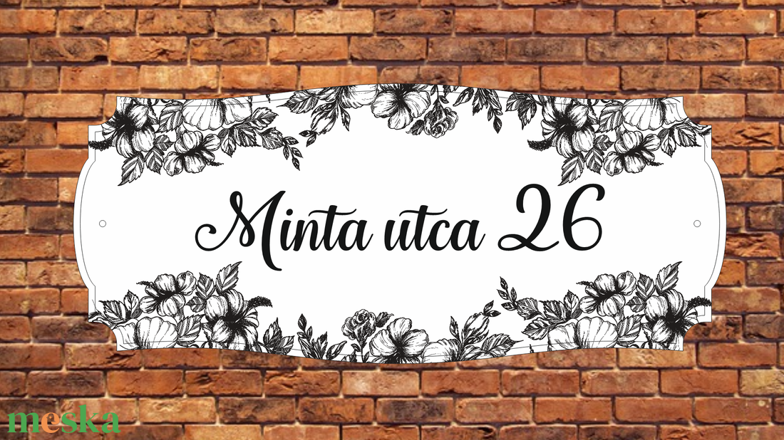 Házszám tábla - FLORAL12 - otthon & életmód - ház & kert - házszám - Meska.hu Házszám tábla - FLORAL12 - otthon & életmód - ház & kert - házszám - Meska.hu