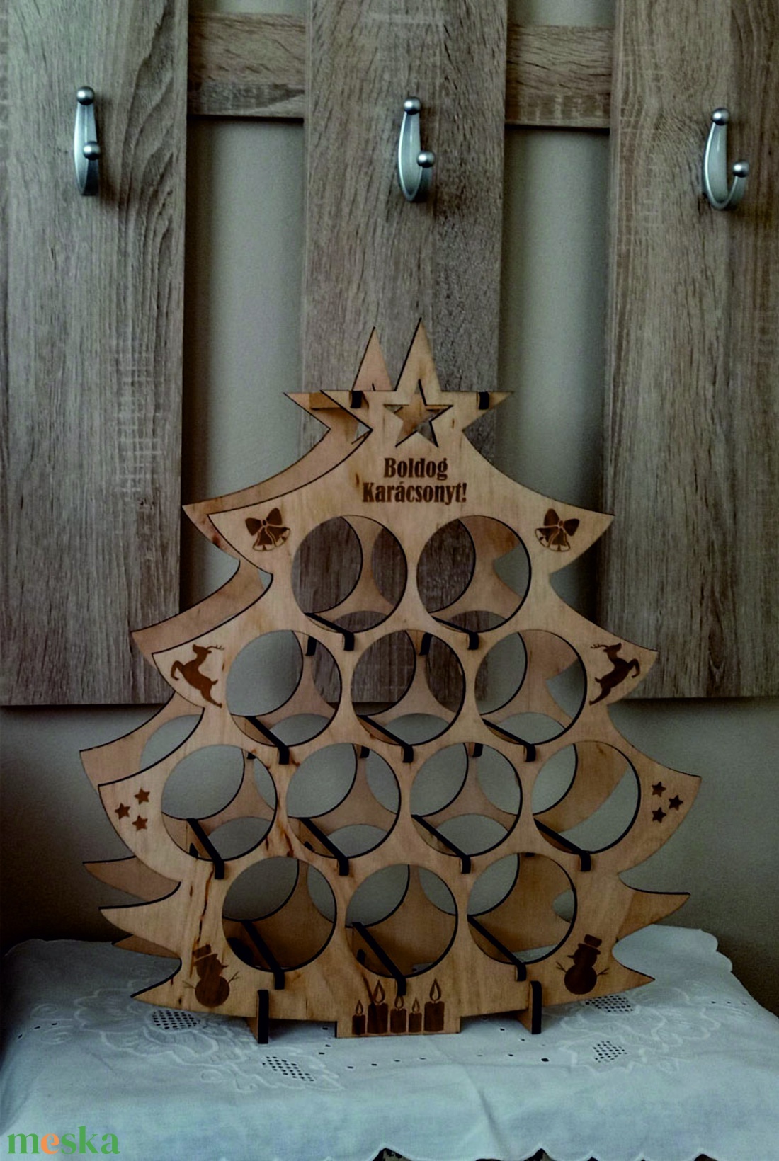 Fenyőfa alakú sörtartó állvány - 12 db-os - otthon & életmód - konyhafelszerelés, tálalás - italos kellékek - sörtartó - Meska.hu Fenyőfa alakú sörtartó állvány - 12 db-os - otthon & életmód - konyhafelszerelés, tálalás - italos kellékek - sörtartó - Meska.hu