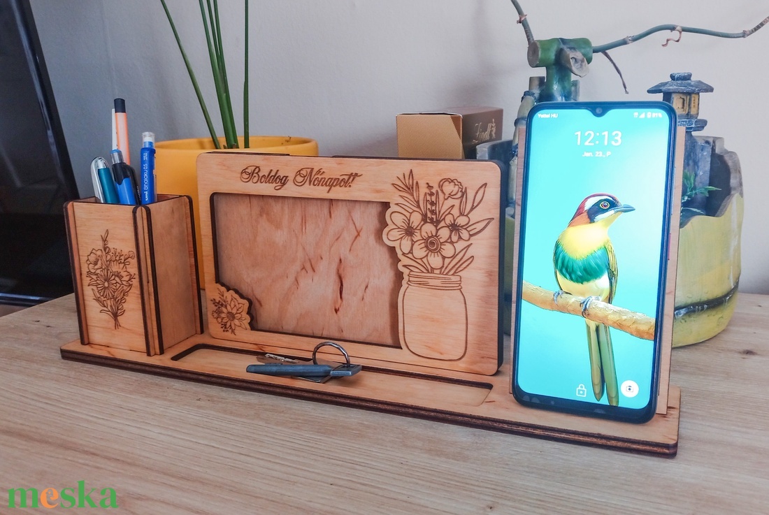 Asztali rendező hölgyeknek - nőnap, anyák napja - otthon & életmód - tárolás & rendszerezés - íróasztali tároló - Meska.hu