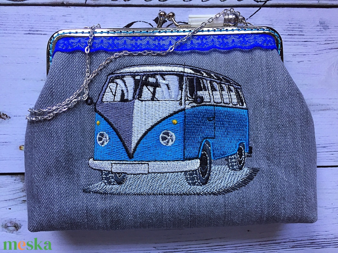 Volkswagen T1 retro autós fémkeretes- farmer tárca. - táska & tok - kézitáska & válltáska - válltáska - Meska.hu Volkswagen T1 retro autós fémkeretes- farmer tárca. - táska & tok - kézitáska & válltáska - válltáska - Meska.hu