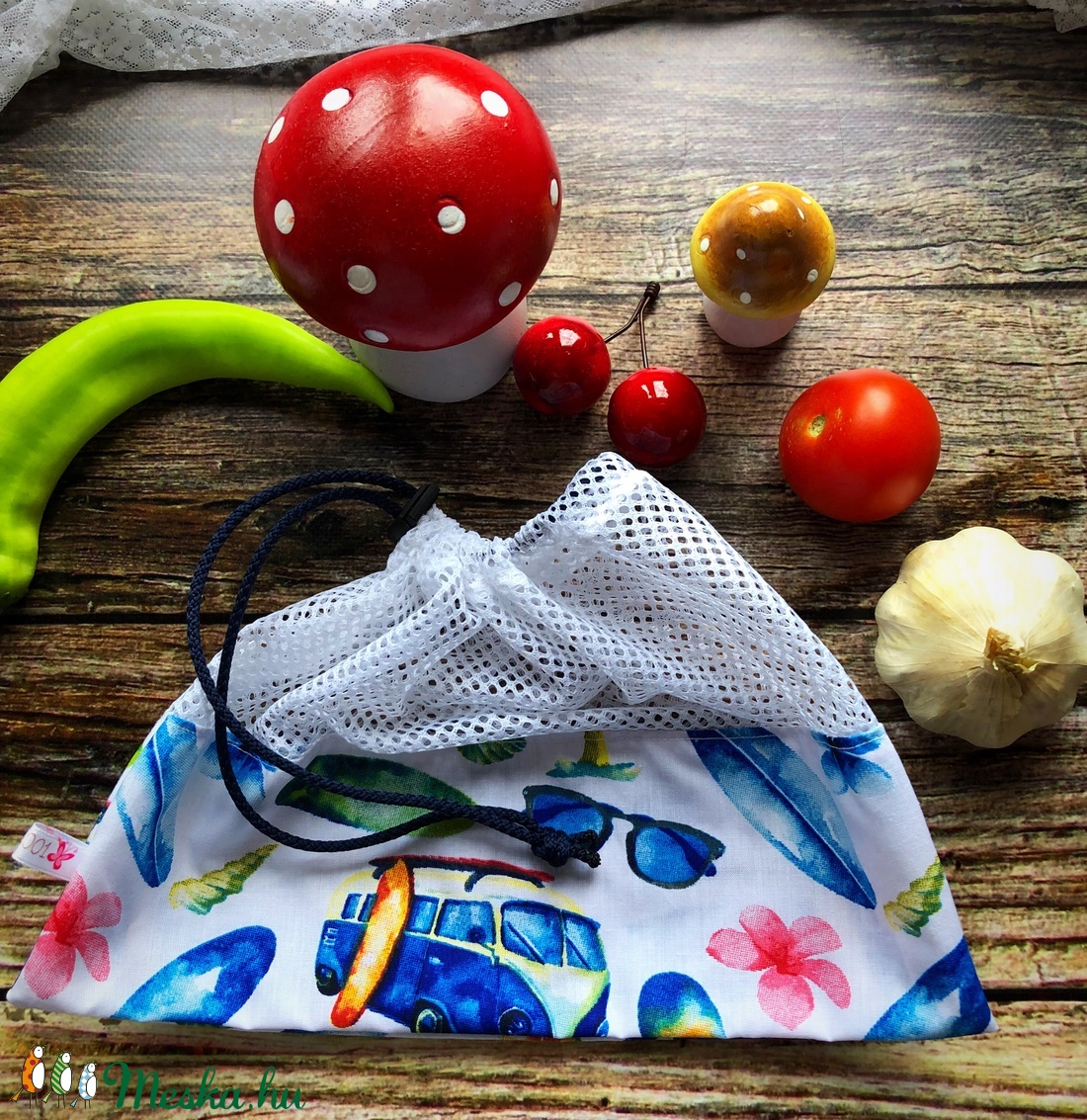 Autós öko zsák VW T1 -  - Meska.hu