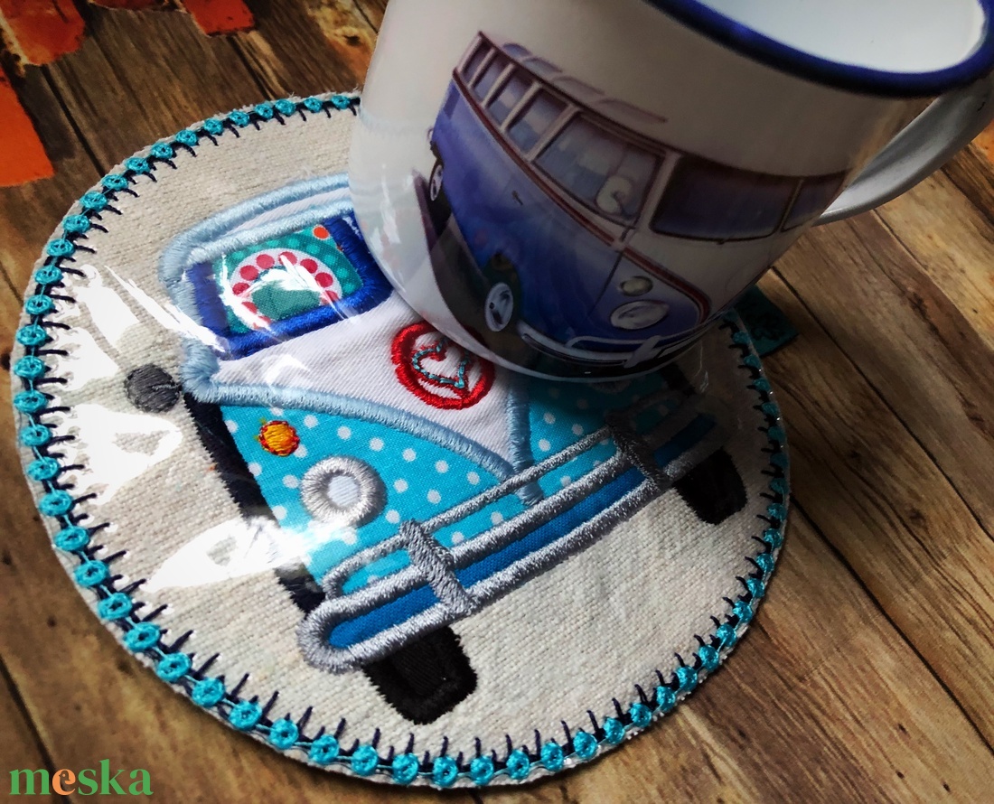 Hímzett Retro Volksvagen T1 busz poháralátét - otthon & életmód - konyhafelszerelés, tálalás - tálalás - tányér- és poháralátét - Meska.hu Hímzett Retro Volksvagen T1 busz poháralátét - otthon & életmód - konyhafelszerelés, tálalás - tálalás - tányér- és poháralátét - Meska.hu