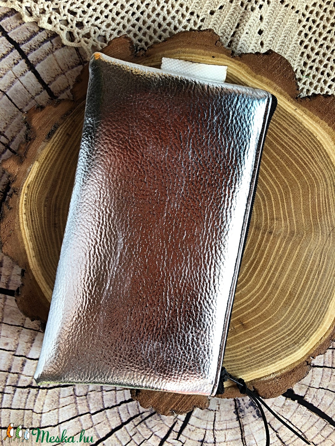 Tacskós pamutvászon és textilbőr neszesszer-tolltartó - táska & tok - neszesszer - Meska.hu